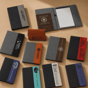 Leatherette Portfolio with Notepad