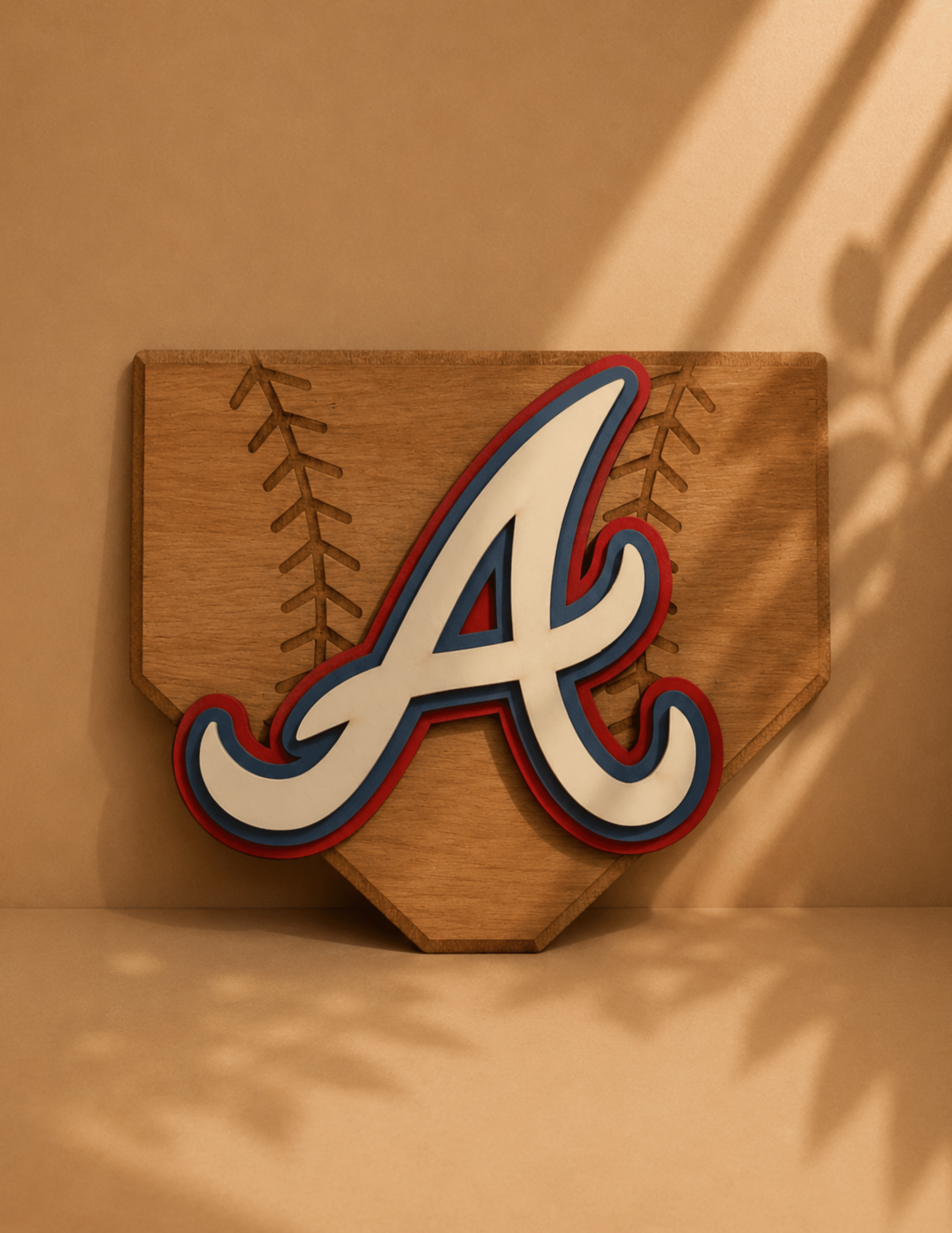 Team Logo Home Plate Wall Decor